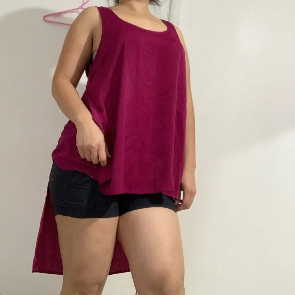 Guess purple tunic Size M
